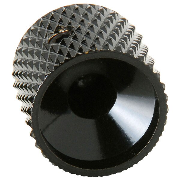 Main product image for Penn-Elcom M1320K Brass Amplifier Knob Black 240-211